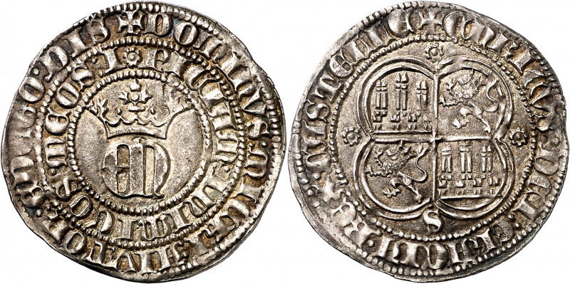 Enrique II (1369-1379). Sevilla. Real. (Imperatrix E2:22.31, mismo ejemplar) (AB...