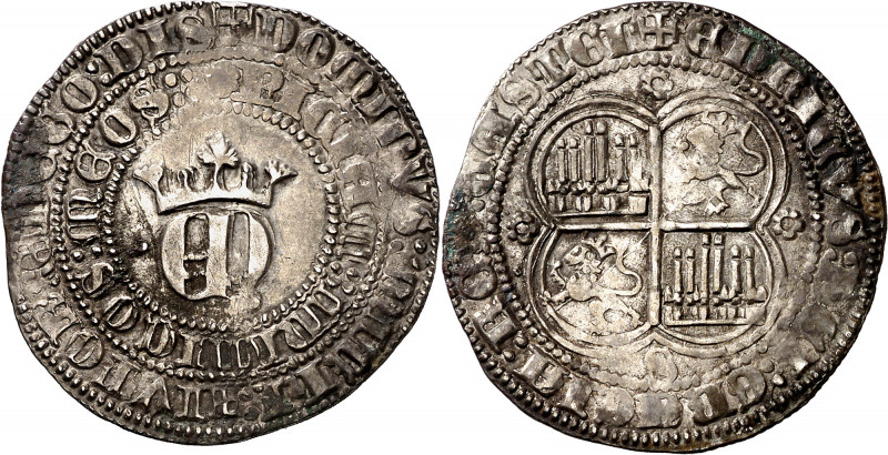 Enrique II (1369-1379). Sevilla. Real. (Imperatrix E2:22.33, mismo ejemplar) (AB...