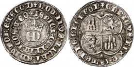 Enrique II (1369-1379). Coruña. Real. (Imperatrix E2:22.59, mismo ejemplar) (AB. 404.6 var). Muy rara. 3,48 g. MBC+/EBC-.
