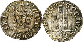 Enrique II (1369-1379). Zamora. Cornado. (Imperatrix E2:26.6, mismo ejemplar) (AB. falta). Sin gráfilas circulares. Muy escasa. 0,72 g. MBC+.