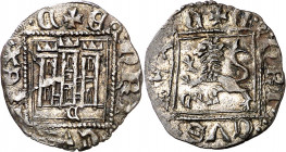 Enrique II (1369-1379). Zamora. Novén. (Imperatrix E2:31.14, mismo ejemplar) (AB. 501.3 var). Atractiva. Escasa. 0,87 g. MBC+.