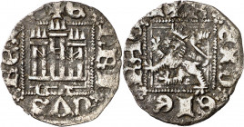 Enrique II (1369-1379). Zamora. Novén. (Imperatrix E2:31.20, mismo ejemplar) (AB. 501.4). 0,69 g. MBC/MBC-.