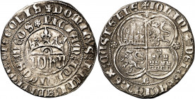Juan I (1379-1390). Burgos. Real. (Imperatrix J1:1.1) (AB. 537). Bella. Parte de brillo original. Escasa así. 3,31 g. EBC-.