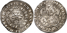 Juan I (1379-1390). Burgos. Real. (Imperatrix J1:1.8, mismo ejemplar) (AB. 537 var). Bella. Brillo original. Escasa así. 3,46 g. EBC-.