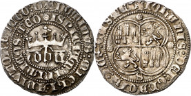Juan I (1379-1390). Sevilla. Real. (Imperatrix J1:1.14, mismo ejemplar) (AB. 539.1). Atractiva. 3,46 g. EBC-.