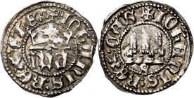 Juan I (1379-1390). Sevilla. Sexto de real. (Imperatrix J1:3.11, mismo ejemplar) (AB. 543 var). Bella. 0,59 g. EBC.