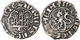 Juan I (1379-1390). Burgos. Sexto de real. (Imperatrix J1:4.2, mismo ejemplar) (AB. 622, como Juan II). Ex Colección Guiomar 16/12/1997, nº 296 (como ...