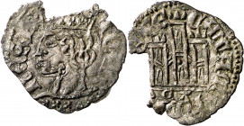 Juan I (1379-1390). Zamora. Cornado. (Imperatrix J1:7.16) (AB. falta). Cospel faltado. Rara leyenda. 0,73 g. (MBC+).