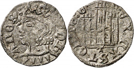 Juan I (1379-1390). Toledo. Cornado. (Imperatrix J1:7.30, mismo ejemplar) (AB. falta). Vellón rico. Atractiva. Rara. 0,61 g. EBC-.
