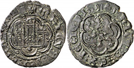 Enrique III (1390-1406). Coruña. Blanca. (Imperatrix E3:1.46) (AB. 599.2). Atractiva. 1,68 g. MBC+.