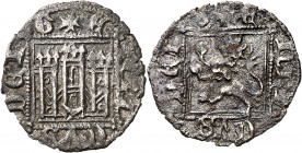 Enrique III (1390-1406). Cuenca. Novén. (Imperatrix E3:2.8, mismo ejemplar) (AB. 496.1, como Enrique II). Rara. 0,74 g. MBC.