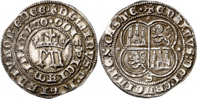 Enrique III (1390-1406). Sevilla. Real. (Imperatrix E3:5.26, mismo ejemplar) (AB. 585.1). Muy bella. Preciosa pátina. 3,49 g. EBC/EBC+.