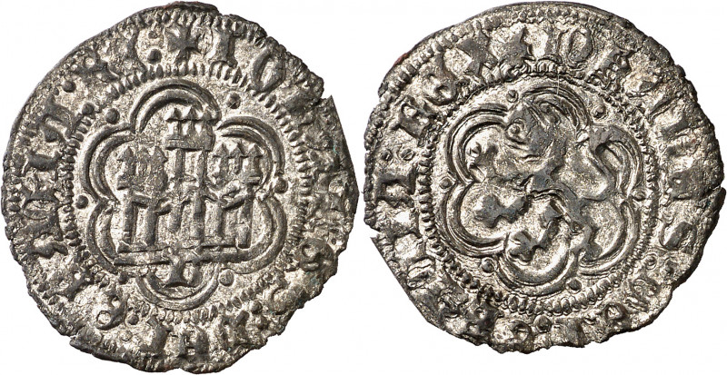 Juan II (1406-1454). Burgos. Blanca. (Imperatrix J2:1.5, mismo ejemplar) (AB. 62...