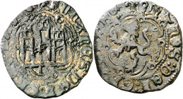 Juan II (1406-1454). Córdoba. Blanca. (Imperatrix J2:1.14) (AB. 625 var). Rara. 2,12 g. MBC-.