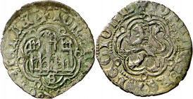 Juan II (1406-1454). Sevilla. Blanca. (Imperatrix J2:1.20, mismo ejemplar) (AB. 628.1). Atractiva. 1,54 g. MBC/MBC+.