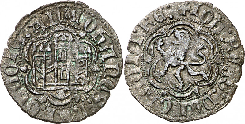 Juan II (1406-1454). Coruña. Blanca. (Imperatrix J2:1.53) (AB. 626 var). Atracti...