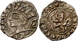 Juan II (1406-1454). Burgos. Cornado. (Imperatrix J2:3.9 (50), mismo ejemplar) (AB. 635 var). 0,89 g. MBC/MBC+.