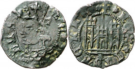 Juan II (1406-1454). Coruña. Cornado. (Imperatrix J2:6.6, mismo ejemplar) (AB. 632). Ex Colección Berceo, Áureo 15/12/1998, nº 614 (como Enrique III p...
