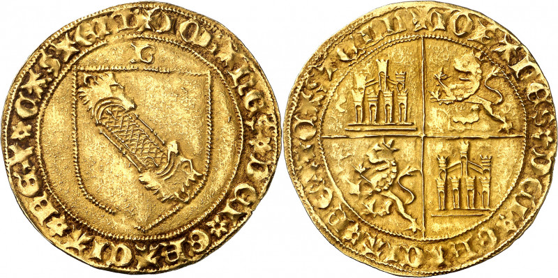 Juan II (1406-1454). Burgos. Dobla de la banda. (Imperatrix J2:7.13 (50), mismo ...