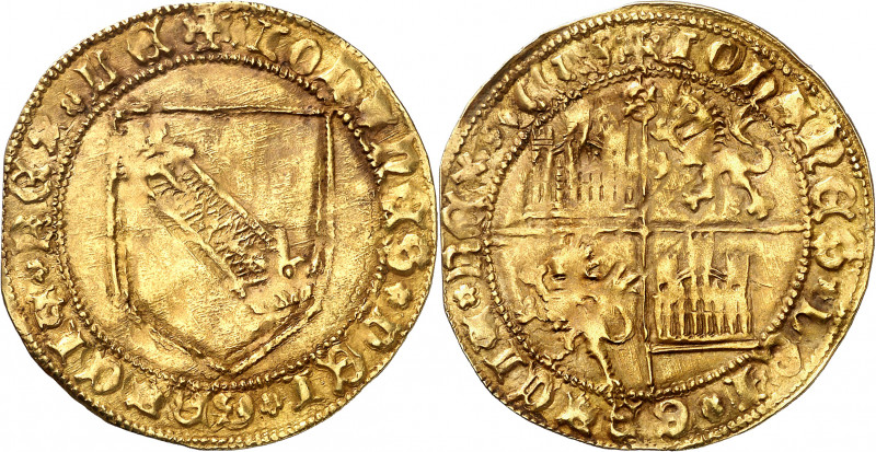Juan II (1406-1454). Sevilla. Dobla de la banda. (Imperatrix J2:7.44) (M.R. 16.7...