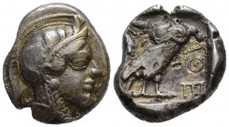 Attica, Athens AR Tetradrachm. Circa 400/390-353 BC.

Weight: 16,71 gr
Diameter: 26 mm