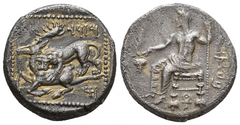 Greek Coins
Tarsus
Mazaios, 361-334. Stater circa 361-344, AR.

Weight: 10,5...