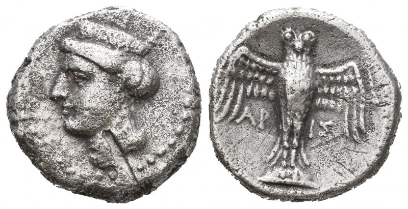 Pontus
PONTUS. Amisus. AR Siglos, ca. 435-370 B.C. 

Weight: 5,3 gr
Diameter...