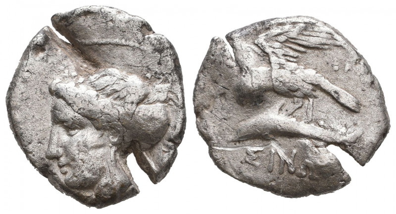 Sinope , Paphlagonia. AR Drachm, c. 410-350 BC.

Weight: 5,9 gr
Diameter: 20,...