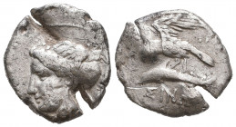 Sinope , Paphlagonia. AR Drachm, c. 410-350 BC.

Weight: 5,9 gr
Diameter: 20,2 mm