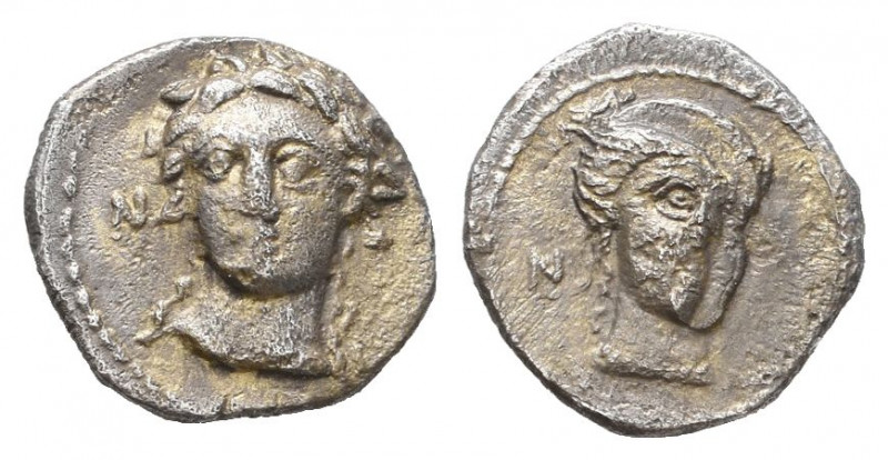 Greek
CILICIA. Nagidos (4th century BC) AR Obol.

Weight: 0,6 gr
Diameter: 9...