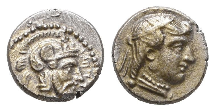 CILICIA. Tarsos. Time of Pharnabazos and Datames. Circa 380-361/0 BC. AR Obol.
...