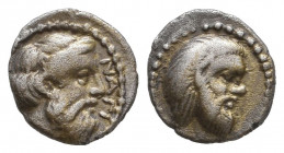 Greek
CILICIA. Nagidos (4th century BC) AR Obol.

Weight: 0,6 gr
Diameter: 9 mm