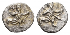 CILICIA. Mallus. Ca. mid 4th century BC. AR obol.

Weight: 0,6 gr
Diameter: 10 mm