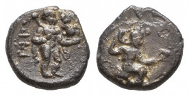 CILICIA, Tarsos. Tribazos, Satrap of Lydia. Circa 386-380.

Weight: 0,7 gr
Diameter: 9,6 mm