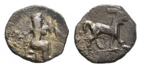 Cilicia, Tarsos. Mazaios (361-334 BC). AR Obol

Weight: 0,2 gr
Diameter: 7,7 mm
