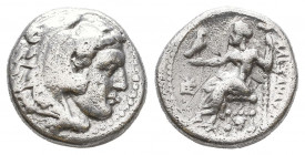 KINGS of MACEDON. Alexander III ‘the Great’. 336-323 BC. AR.

Weight: 4,1 gr
Diameter: 16,3 mm