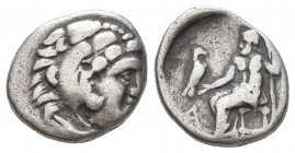 KINGS of MACEDON. Alexander III ‘the Great’. 336-323 BC. AR.

Weight: 3,8 gr
Diameter: 18,1 mm