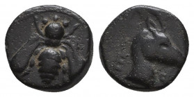 IONIA, Ephesos. Circa 200-190 BC. Æ.

Weight: 1,2 gr
Diameter: 10,2 mm