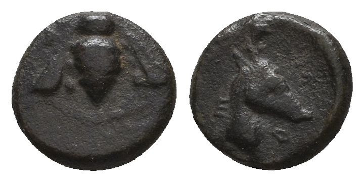 IONIA, Ephesos. Circa 200-190 BC. Æ.

Weight: 0,5 gr
Diameter: 8,3 mm