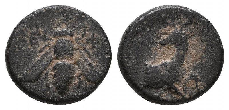 IONIA, Ephesos. Circa 200-190 BC. Æ.

Weight: 1,5 gr
Diameter: 12 mm