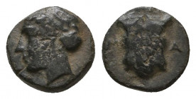 Greek Coins Pergamon AE.

Weight: 0,6 gr
Diameter: 8,1 mm