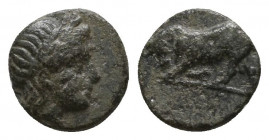 Greek Coins AE.

Weight: 0,6 gr
Diameter: 8,3 mm