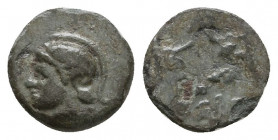 Greek Coins AE.

Weight: 0,5 gr
Diameter: 9,1 mm