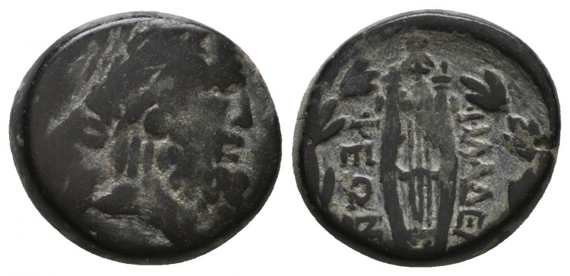 Greek Coins
LYDIA. Philadelphia. Ae (Early-mid 2nd century BC).

Weight: 5,5 ...