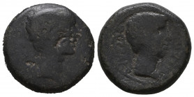 PAPHLAGONIA, Sinope. Augustus, with Divus Julius Caesar. 27 BC-AD 14.AE. RPC I 2115.

Weight: 10,2 gr
Diameter: 21,1 mm