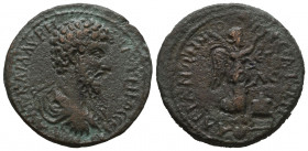 CILICIA, Mopsouestia-Mopsos. Marcus Aurelius. AD 161-180. Æ.

Weight: 11,1 gr
Diameter: 27,3 mm
