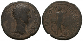 Commodus Æ29 of Anemurium, Cilicia. Struck circa AD 177-192.

Weight: 8,4 gr
Diameter: 29,4 mm