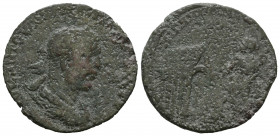 Roman Provincial
Cilicia. Aigeai. Valerian I AD 253-260. Dated CY 300=AD 253/4
Bronze Æ

Weight: 15,8 gr
Diameter: 28,5 mm