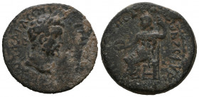 CILICIA. Zephyrium. Septimius Severus (193-211). Ae.
Obv: AVT KAI Λ CЄΠT CЄVHPOC ΠЄP CЄB.
Laureate head right.
Rev: AΔPIANOΠOΛЄITωN ZЄΦVPIωTωN.
Ze...