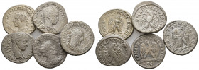 Lot of five (5) AR Tetradrachms of Roman Provincial Coins. Antioch.

Weight: lot
Diameter: lot